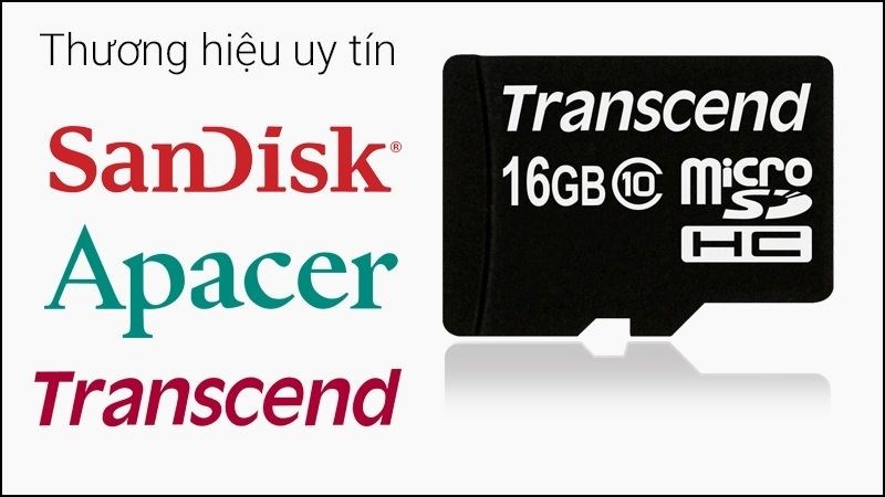 Thẻ nhớ 16GB đang được kinh doanh tại TGDĐ với mức giá 180.000đ