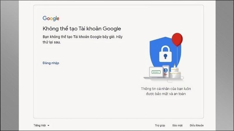 Tạo quá nhiều tài khoản Gmail với cùng một số điện thoại xác nhận sẽ khiến Google đánh dấu vào danh sách spam