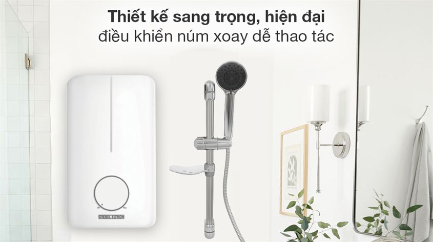 Máy nước nóng trực tiếp Stiebel Eltron DE 45 EC với thiết kế sang trọng, hiện đại