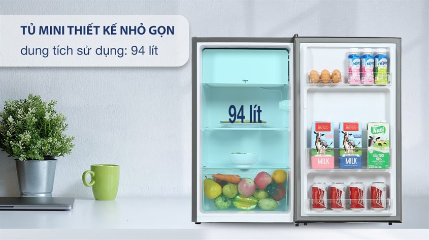 Tủ lạnh Electrolux 94 Lít EUM0930AD-VN có dung tích 94 lít