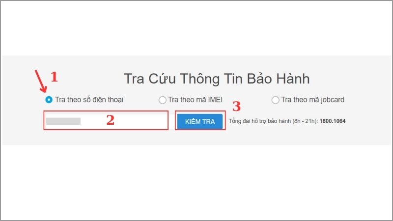 Nhập số điện thoại mua hàng