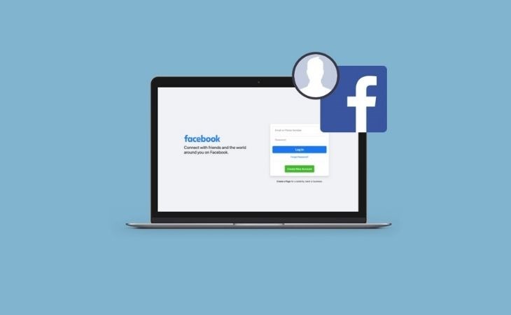 Đăng nhập vào Facebook trên máy tính để tiến đến các bước trong quy trình phát trực tiếp