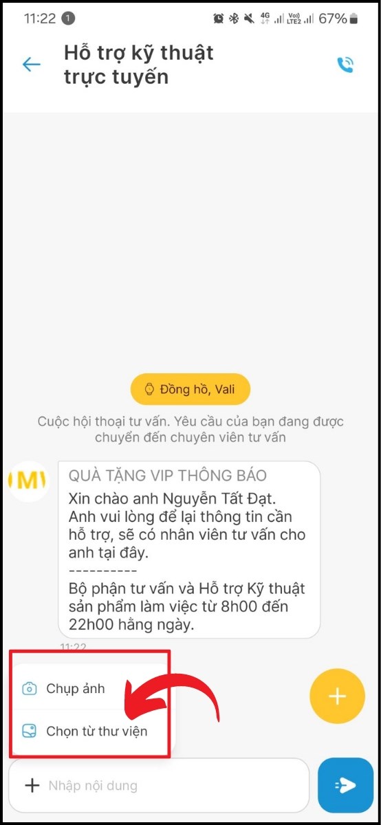 Gửi hình ảnh