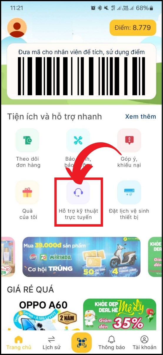 Chọn ô Chọn ô