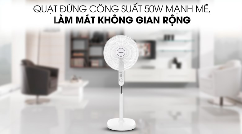 Quạt đứng Toshiba 5 cánh F-LSA10(W)VN 50W