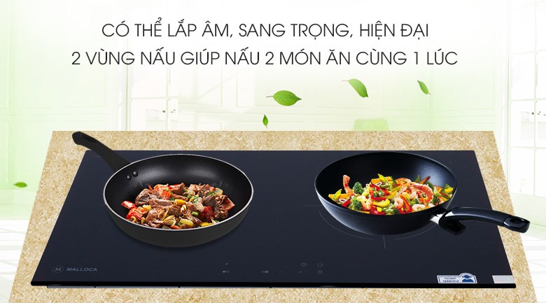 Bếp từ đôi lắp âm Malloca MH-7320I