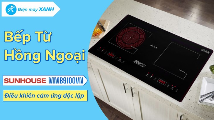 Bếp từ hồng ngoại lắp âm Sunhouse Mama MMB9100VN được bán với giá 6.458.000 đồng (cập nhật 12/2023 và có thể thay đổi theo thời gian) Bếp từ hồng ngoại lắp âm Sunhouse Mama MMB9100VN được bán với giá 6.458.000 đồng (cập nhật 12/2023 và có thể thay đổi theo thời gian)