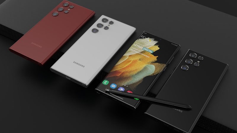 Vẻ ngo&agrave;i cao cấp của Samsung Galaxy S22 Ultra 5G