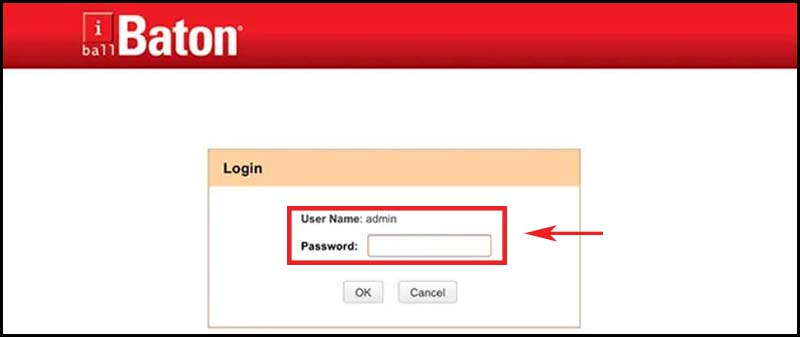 Bạn nhập username và password như thông tin ghi trên Modem Wifi