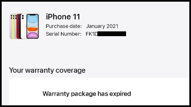 Kiểm tra thông tin bảo hành iPhone