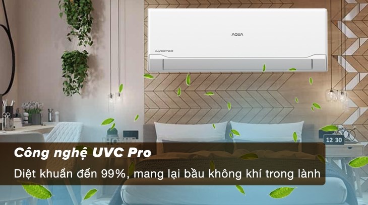 Công nghệ UVC Pro có khả năng diệt đến 99% vi khuẩn và các tác nhân gây hại khác