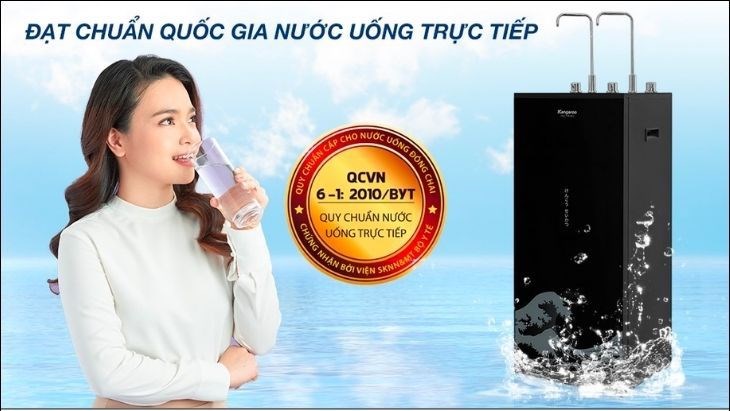 Máy lọc nước RO Hydrogen nóng nguội lạnh Kangaroo KG10A12 chính hãng đang được kinh doanh tại Điện máy XANH