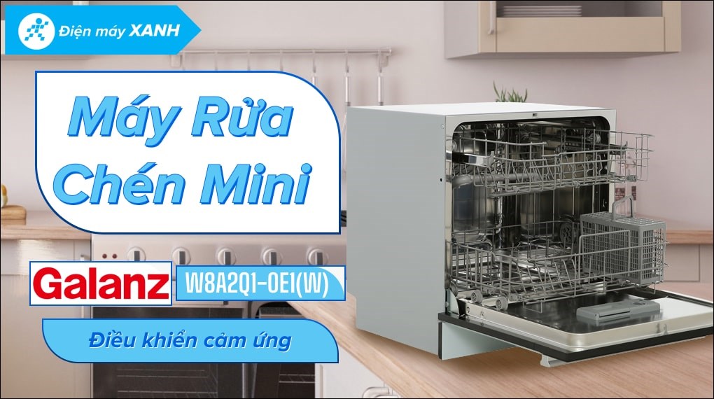 Đánh giá chi tiết máy rửa chén mini Galanz W8A2Q1-0E1(W)