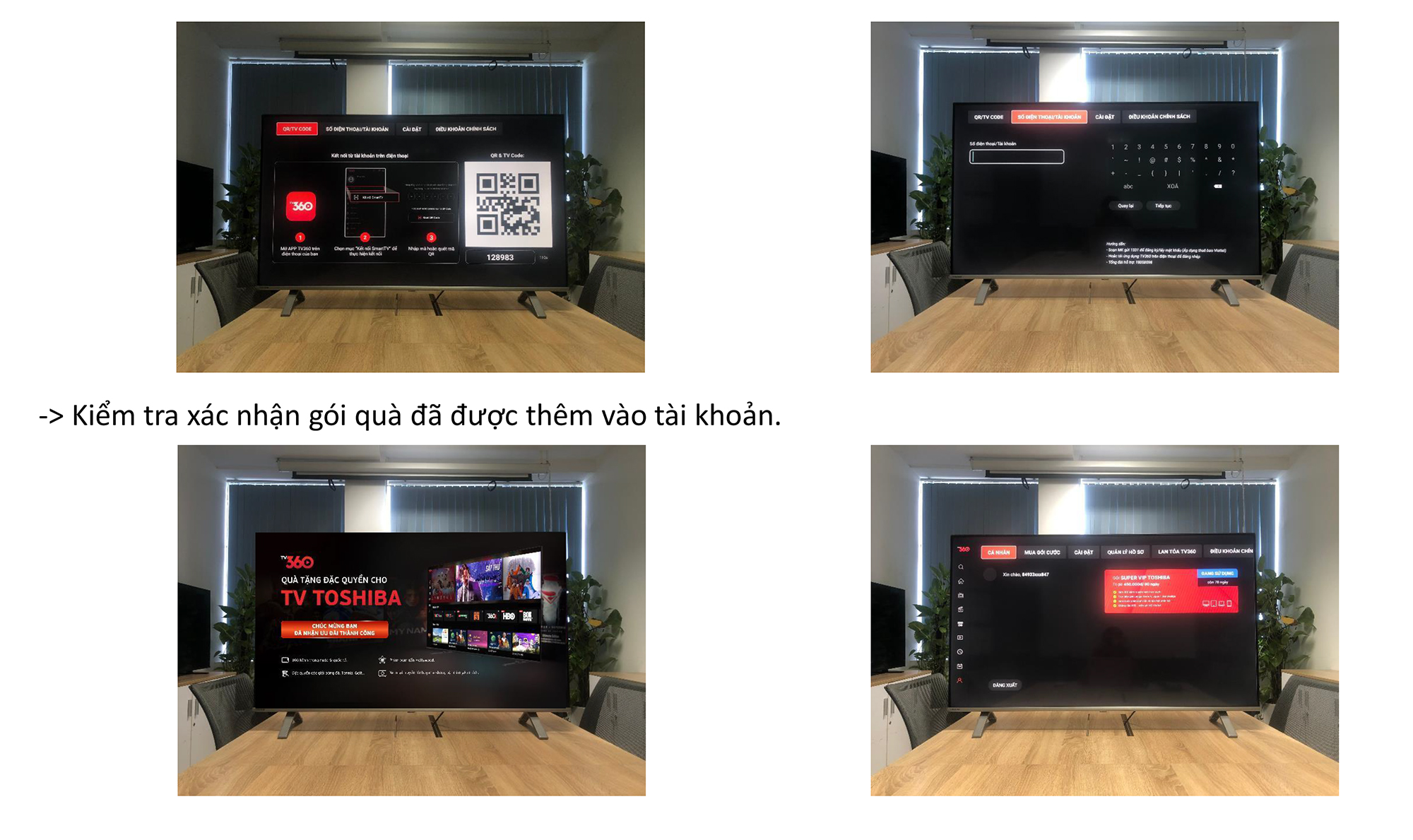  Tạo t&agrave;i khoản mới (nếu chưa c&oacute; t&agrave;i khoản TV360) hoặc chọn đăng nhập (nếu đ&atilde; c&oacute; t&agrave;i khoản TV360)