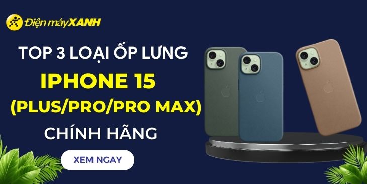 Top 3 loại ốp lưng iPhone 15 (Plus/Pro/Pro Max) chính hãng tốt nhất tại Kinh Nghiệm Hay