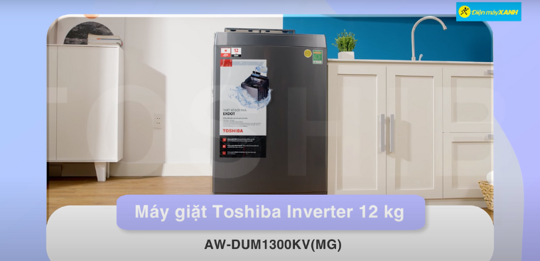 Đánh giá chi tiết Máy giặt Toshiba Inverter 12 kg AW-DUM1300KV(MG)