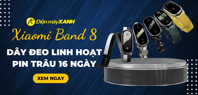 Xiaomi Band 8 ra mắt toàn cầu: Thiết kế dây đeo linh hoạt, pin trâu đến 16 ngày