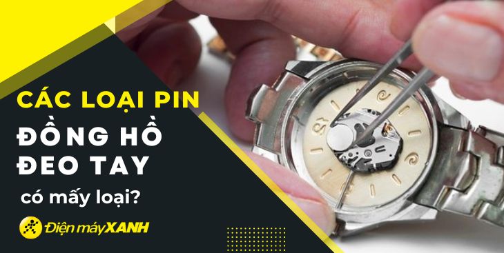 Các loại pin đồng hồ đeo tay trên thị trường hiện nay, có mấy loại?