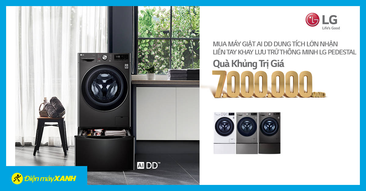 Mua Máy Giặt Lg Nhận Quà Tặng Hấp Dẫn Đến 7 Triệu Đồng