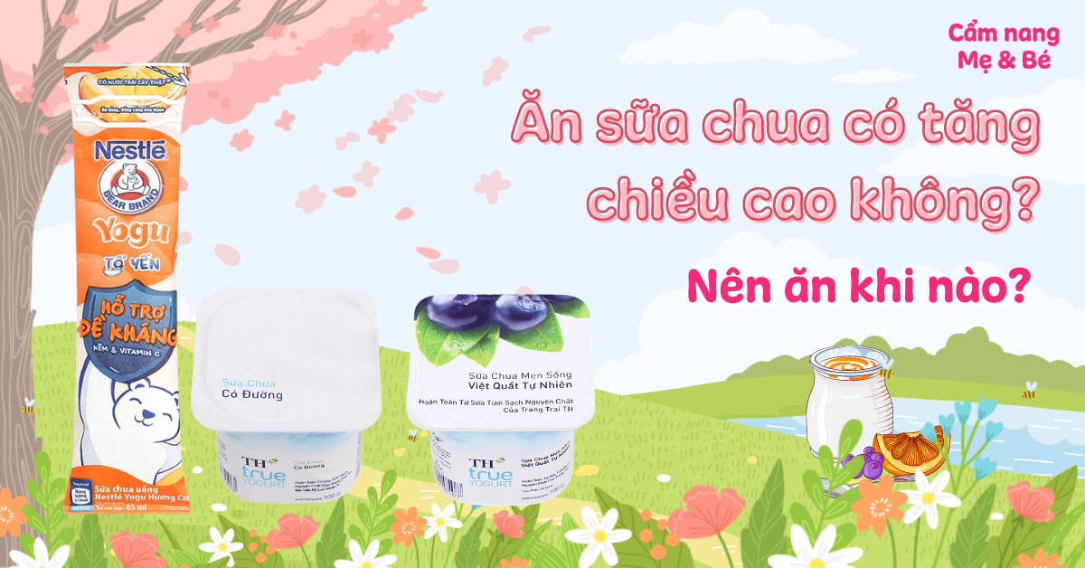 Nên ăn sữa chua khi nào để tăng chiều cao hiệu quả nhất?