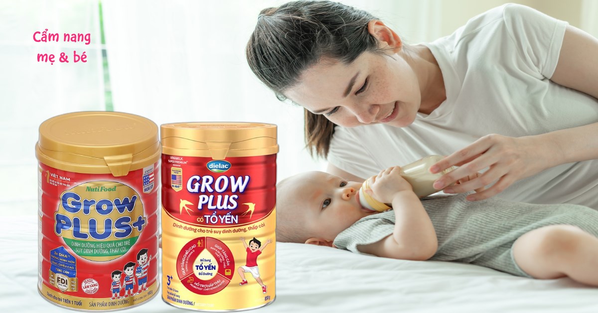 So sánh Grow Plus đỏ của Vinamilk và Nutifood, loại nào tốt hơn?