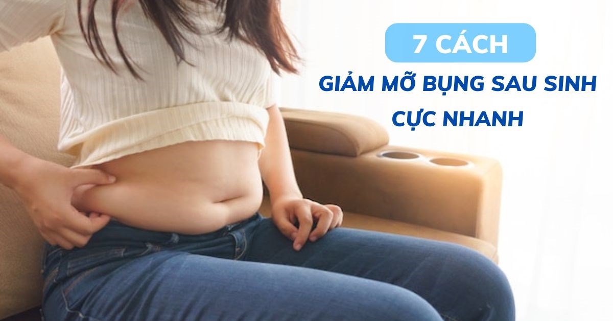 các cách giảm mỡ bụng