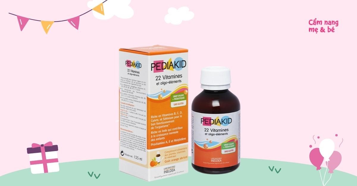 Khi nào là thời điểm tốt nhất để cho trẻ uống Pediakid 22 vitamin?
