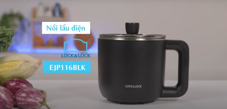 Đánh giá chi tiết nồi lẩu điện Lock&Lock EJP116BLK 0.8 lít