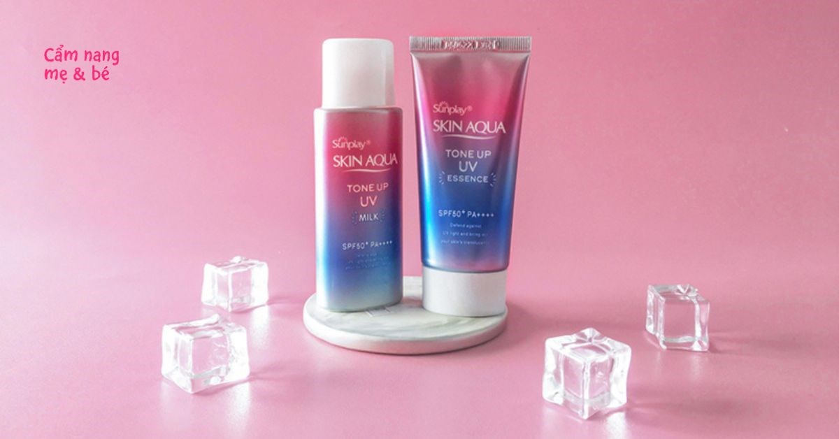 Kem chống nắng Skin Aqua có dùng cho mẹ bầu được không?