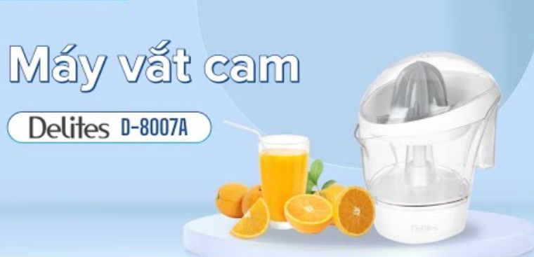 Đánh giá chi tiết máy vắt cam Delites 40W D-8007A