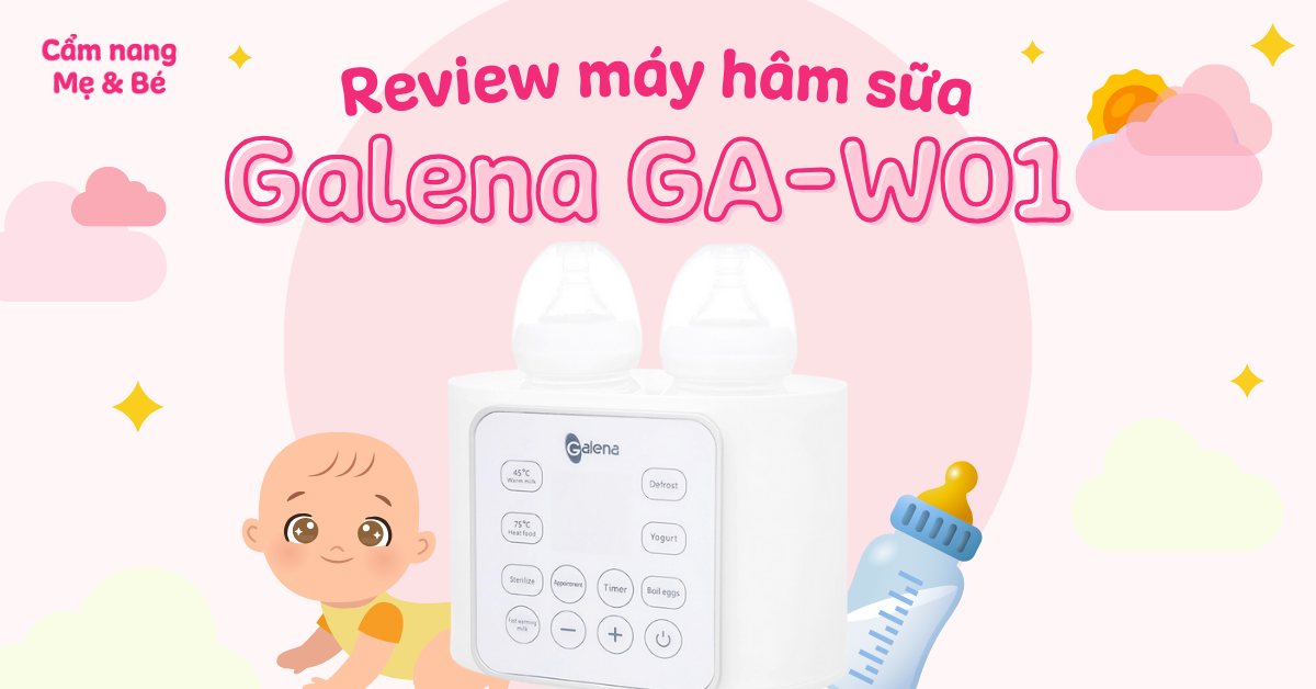 Review máy hâm sữa Galena GA - W01 chi tiết nhất