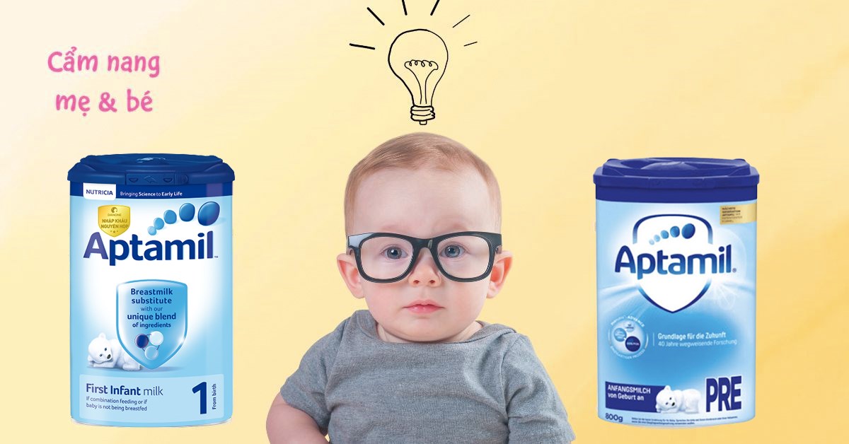 So sánh sữa Aptamil Anh và Đức khác gì nhau? Loại nào phù hợp cho bé?