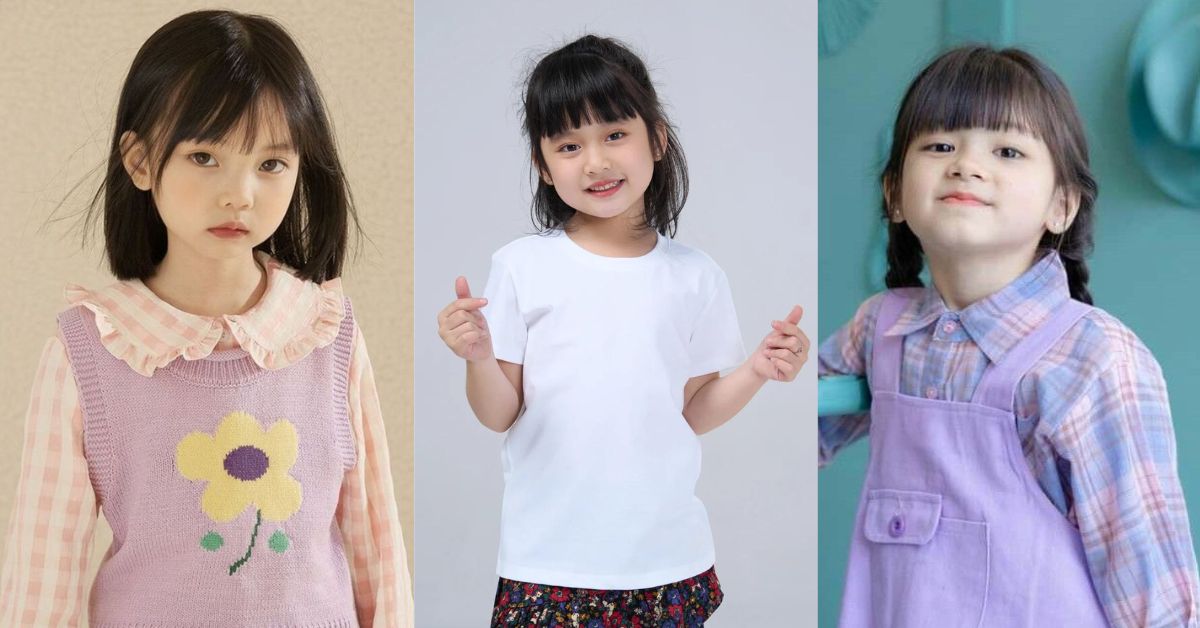 15+ kiểu tóc ngang vai cho bé gái xinh xắn, đáng yêu