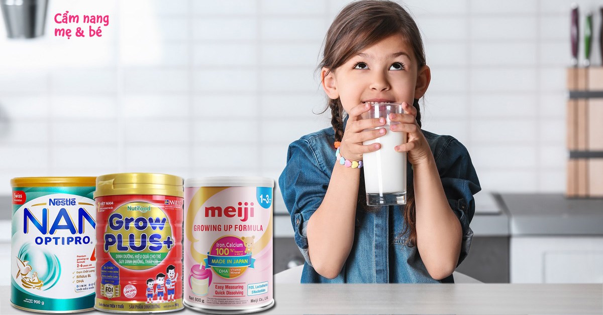 Những loại sữa cho trẻ gầy suy dinh dưỡng phù hợp và hiệu quả