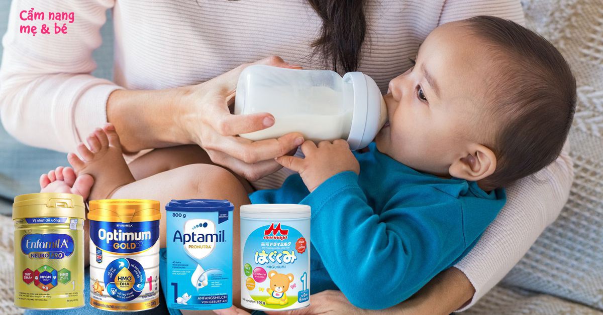 Top 9 loại sữa bổ sung DHA giúp phát triển trí não cho bé thông minh