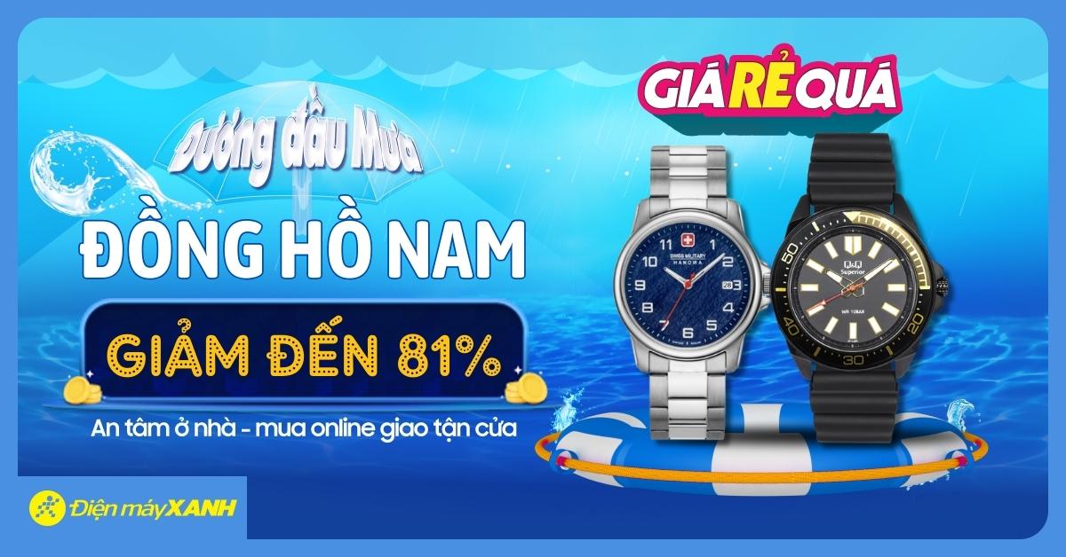 Sở hữu ngay đồng hồ nam với giá giảm tới 81% tại Kinh Nghiệm Hay. Giá Rẻ Quá, mua ngay!