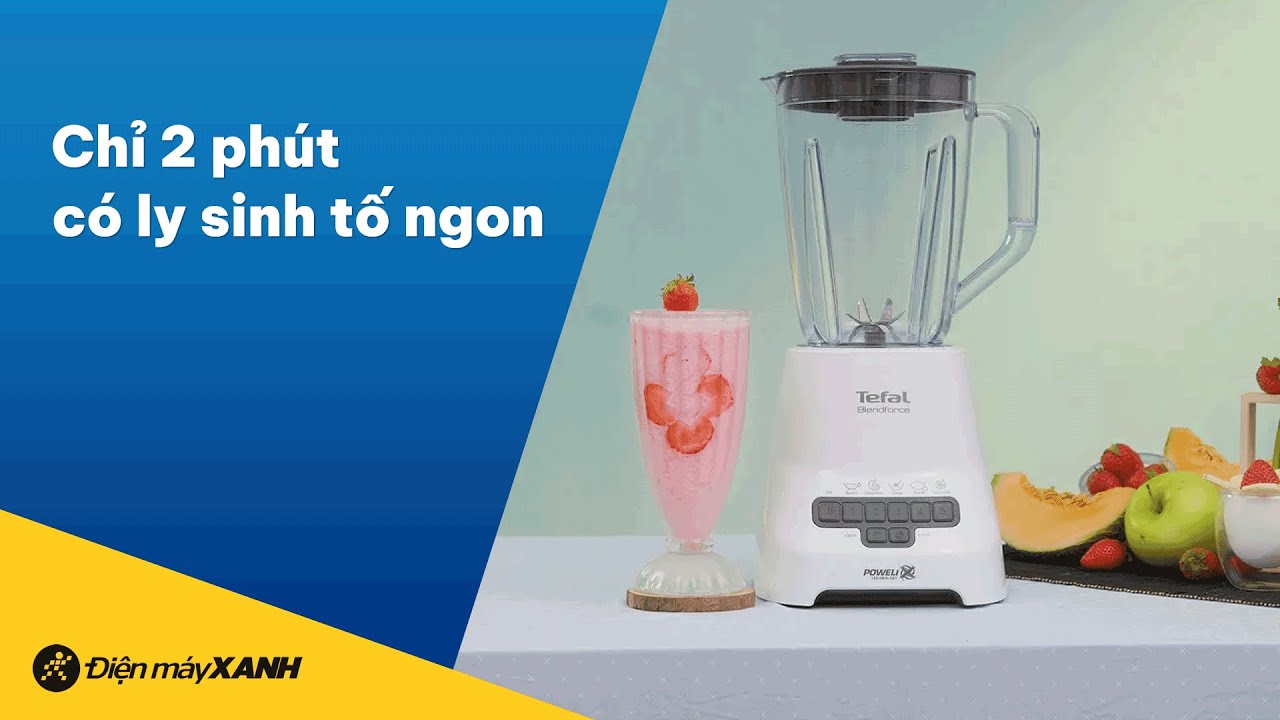 Đánh giá chi tiết máy xay sinh tố Tefal Blendforce Piano BL47YB66
