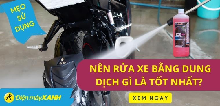 Nên rửa xe bằng dung dịch gì? Có nên rửa xe bằng nước rửa chén, bột giặt không?