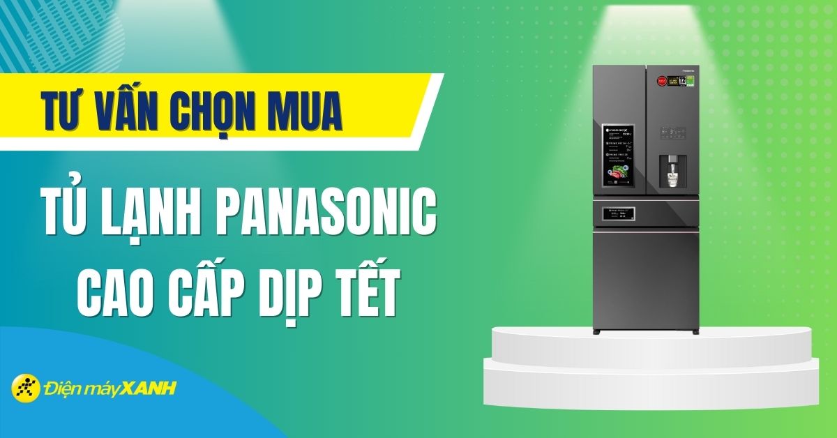 Tư vấn chọn mua tủ lạnh Panasonic cao cấp dịp Tết