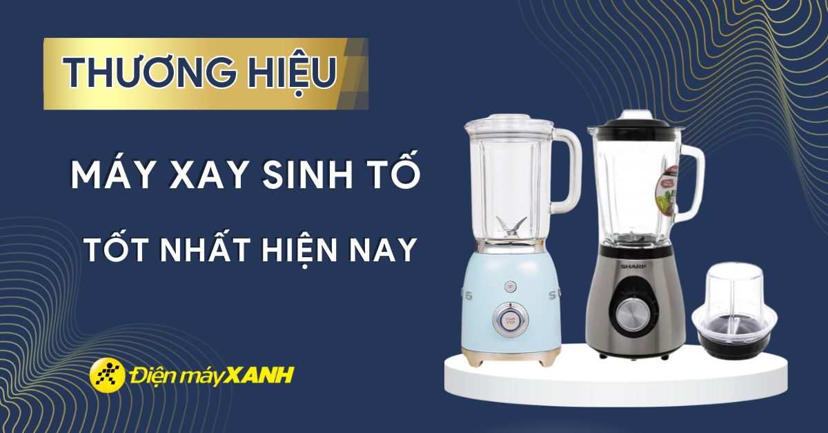 Nên mua máy xay sinh tố hãng nào tốt? 15 hãng máy xay sinh tố tốt nhất hiện nay