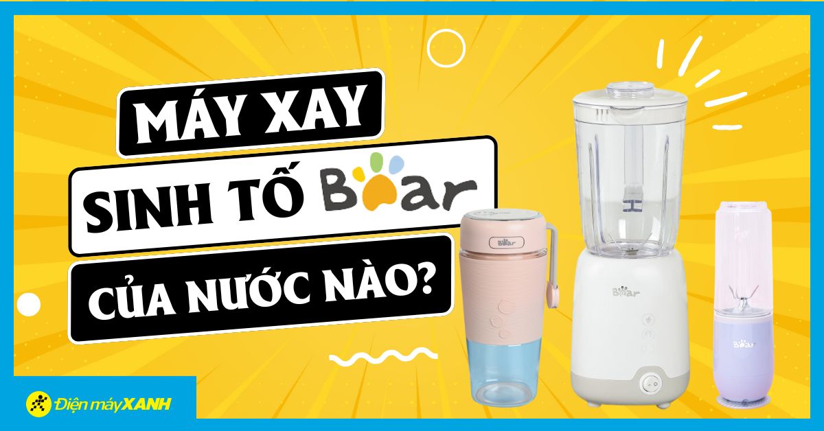 Máy xay sinh tố Bear của nước nào? Có tốt không?
