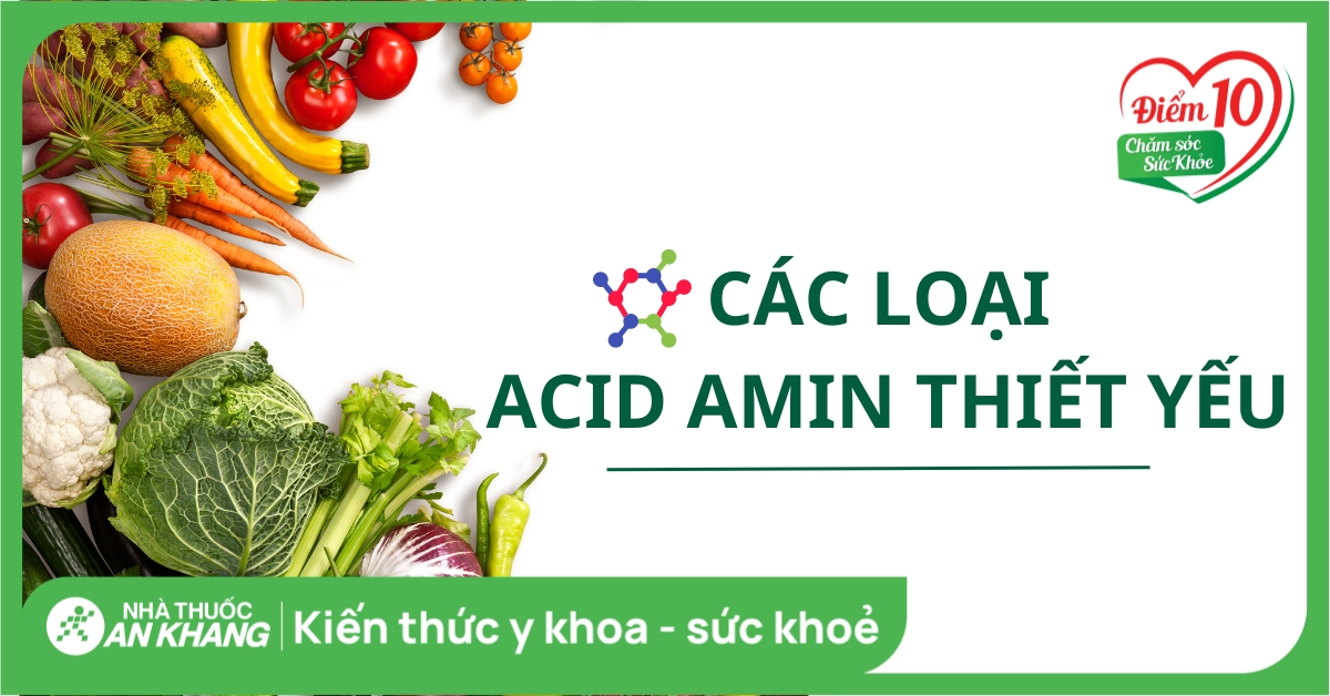 Acid amin là gì? Các loại acid amin thiết yếu đối với cơ thể con người