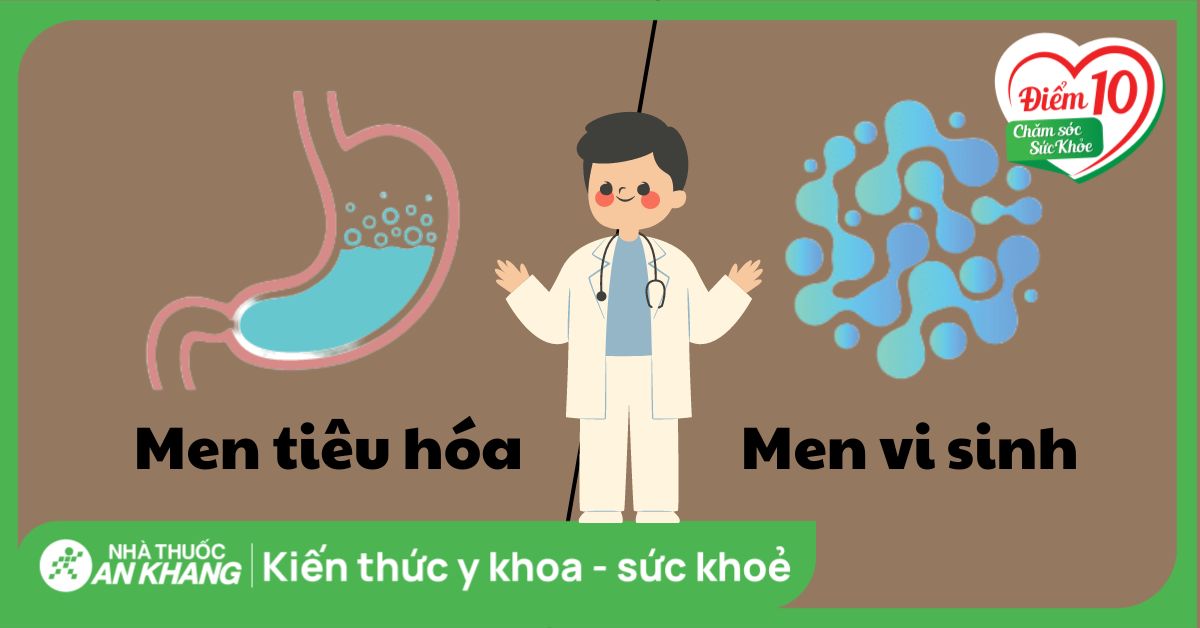 Phân biệt men vi sinh và men tiêu hóa đúng cách và các lưu ý