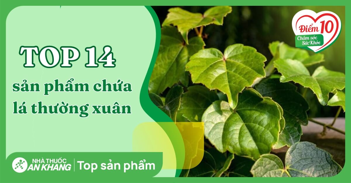 Top 14 sản phẩm chứa lá thường xuân tốt được bác sĩ khuyên dùng