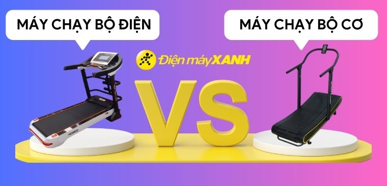 Nên mua máy chạy bộ điện hay máy chạy bộ cơ? So sánh ưu nhược điểm chi tiết