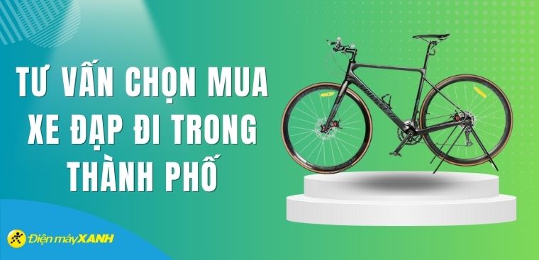 Tư vấn chọn mua xe đạp đi trong thành phố phù hợp nhất