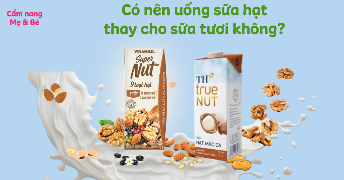 Có nên uống sữa hạt thay cho sữa tươi không? Nên chọn loại nào?