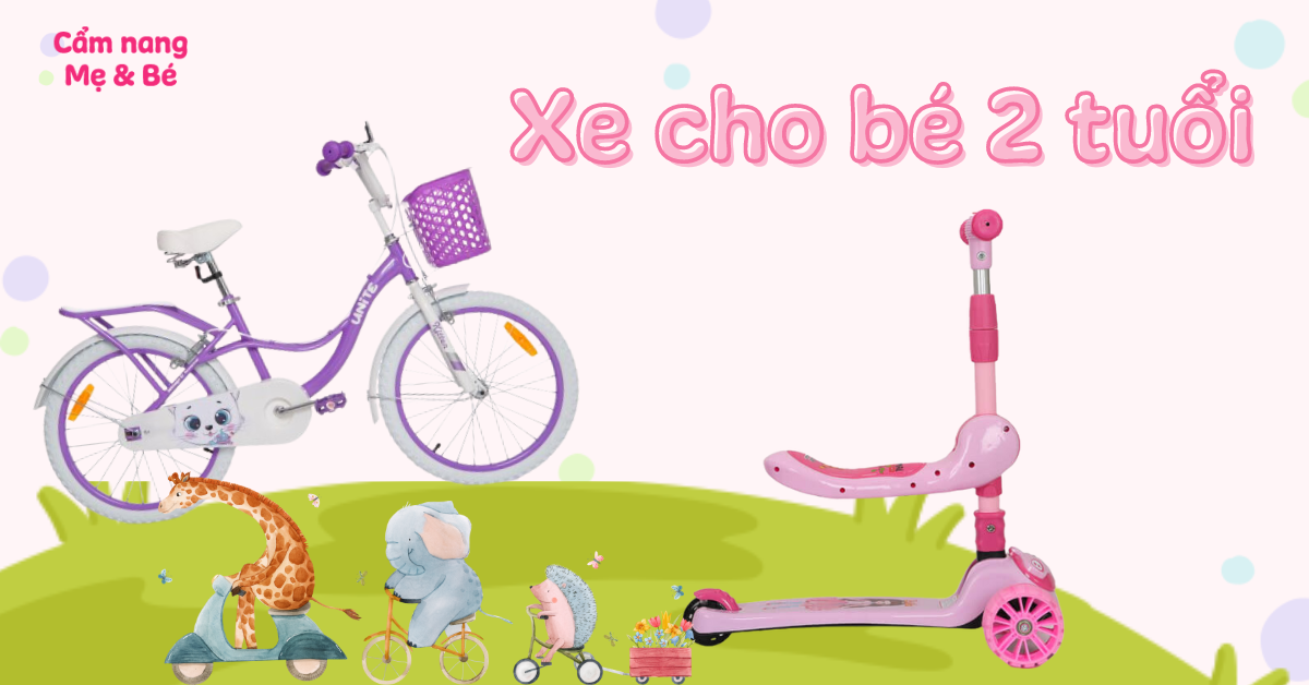 Các mẫu xe cho bé 2 tuổi tốt cha mẹ nên mua cho bé