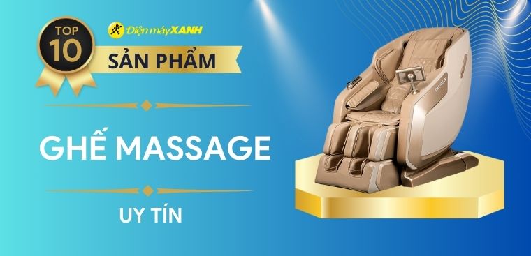 Nên mua ghế massage toàn thân hãng nào? Top 10 hãng ghế massage uy tín