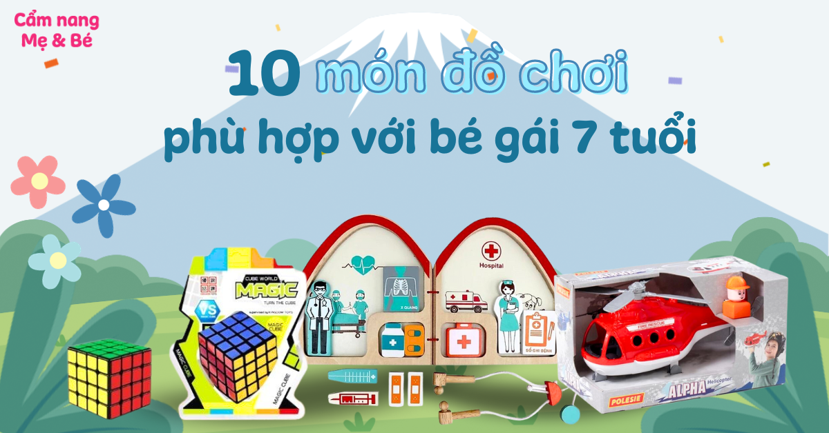 10 món đồ chơi phù hợp với bé gái 7 tuổi mà bố mẹ nên mua
